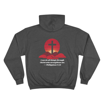 TriSystem Philippians 4:13 Champion Hoodie