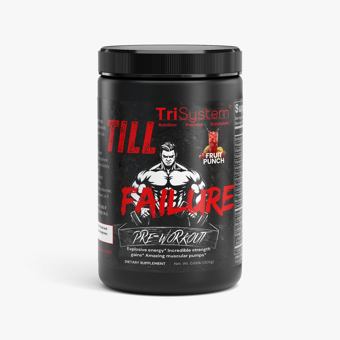 Till-Failure Pre-Workout Powder (Fruit Punch) - BUY 3 GET 1 FREE
