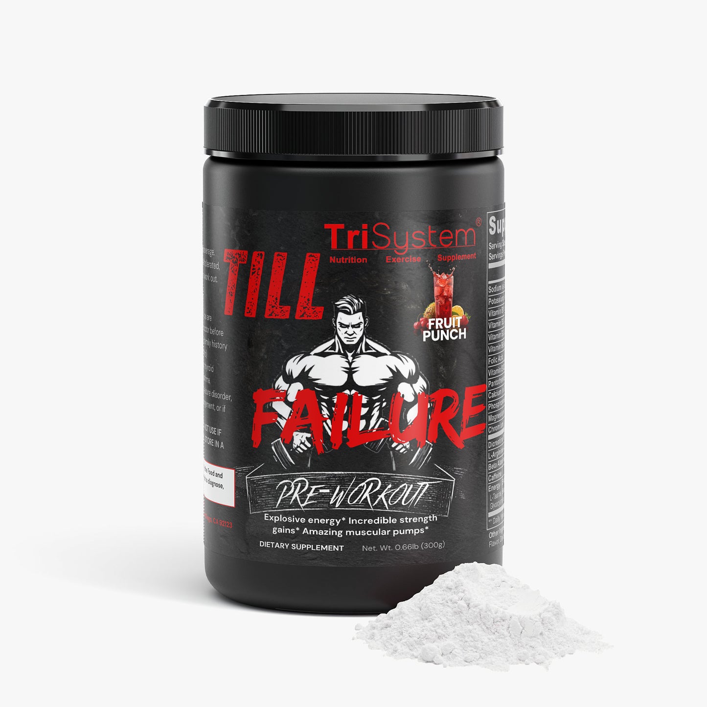 Till-Failure Pre-Workout Powder (Fruit Punch) - BUY 3 GET 1 FREE