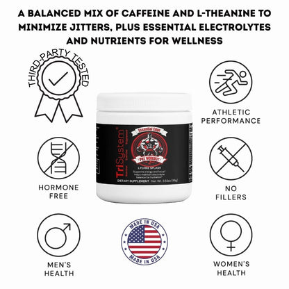 Essential Edge Low Stim Preworkout (Lychee Splash)