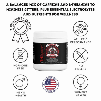 Essential Edge Low Stim Pre-Workout (Fruit Punch)