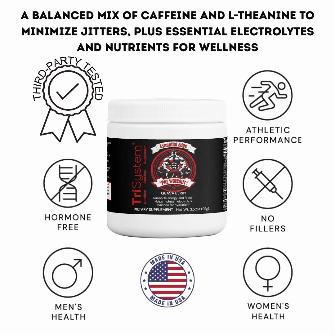 Essential Edge Low Stim Preworkout (Guava Berry)