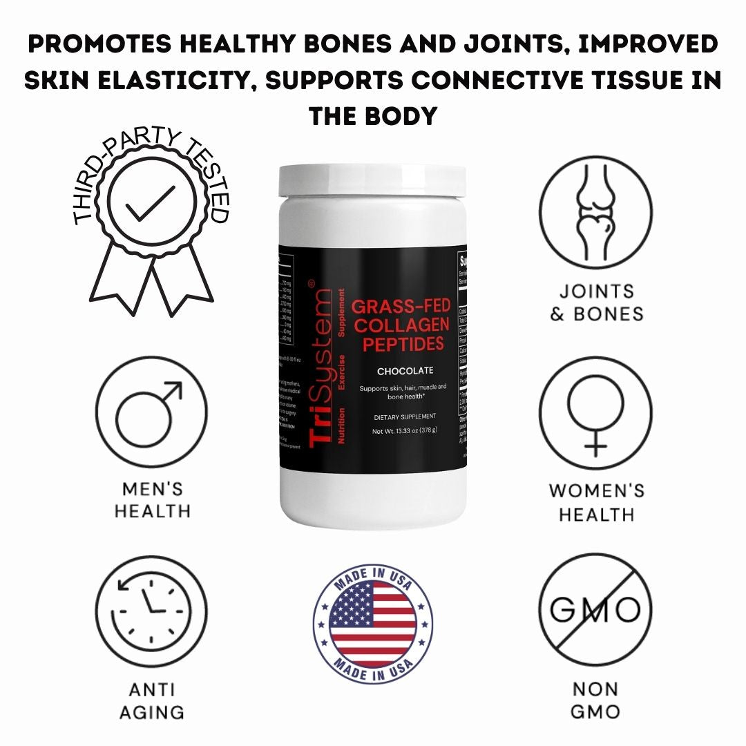 Grass-Fed Collagen Peptides Powder (Chocolate)