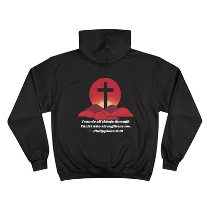 TriSystem Philippians 4:13 Champion Hoodie