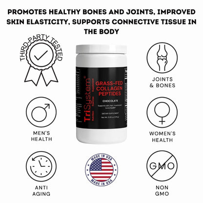 Grass-Fed Collagen Peptides Powder (Chocolate)